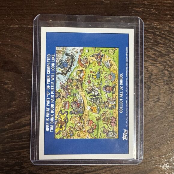 Garbage Pail Kids Book Worms Artist Signed Autographed Card 40 David Gross 2022 - Picture 2 of 2